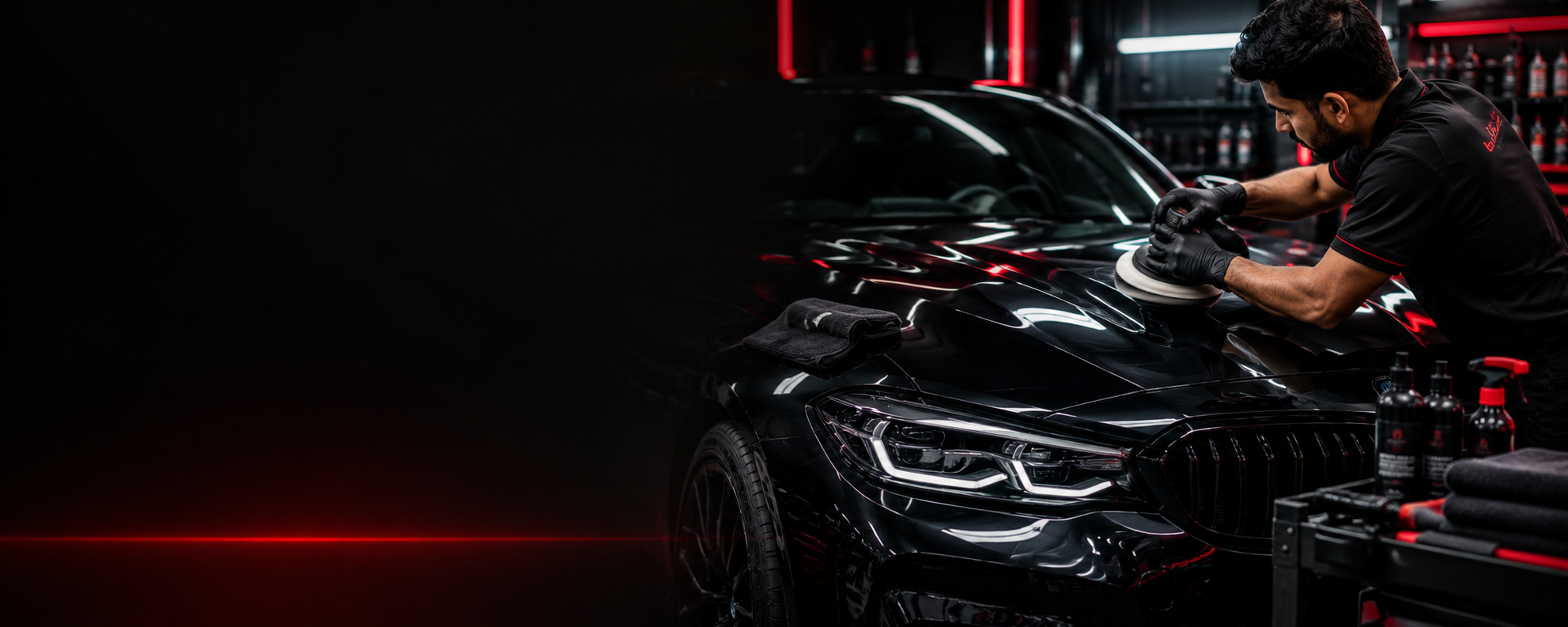 Advanced professional car detailing