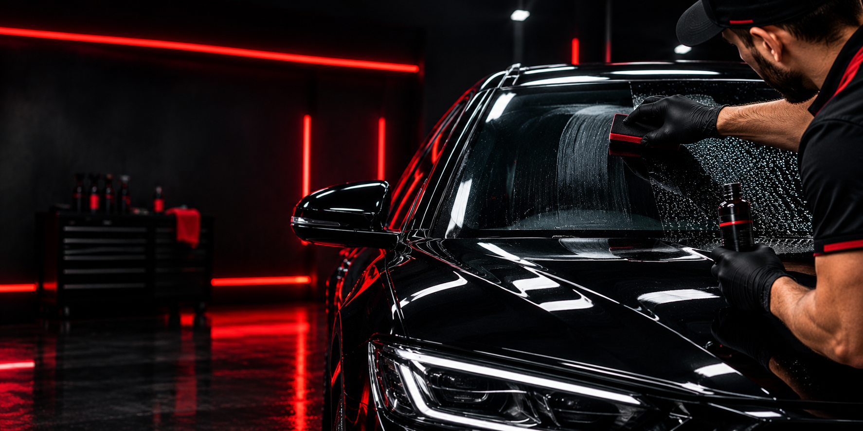 Professional glass coating for automotive glass